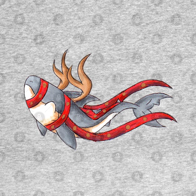 Reindeer Shark by KristenOKeefeArt